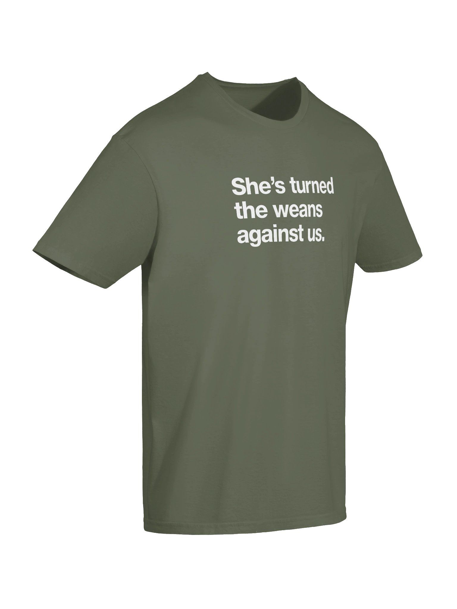 She's Turned The Weans Against Us T-Shirt product image (35)