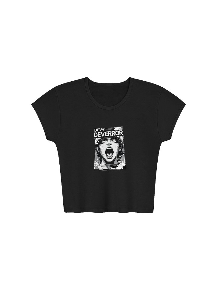 LA Apparel Womens Baby Rib Crop Top product image (2)