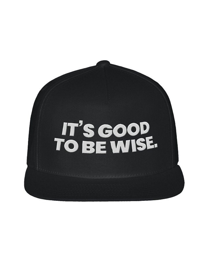 IT’S GOOD TO BE WISE Yupoong Flat Snapback Cap product image (1)