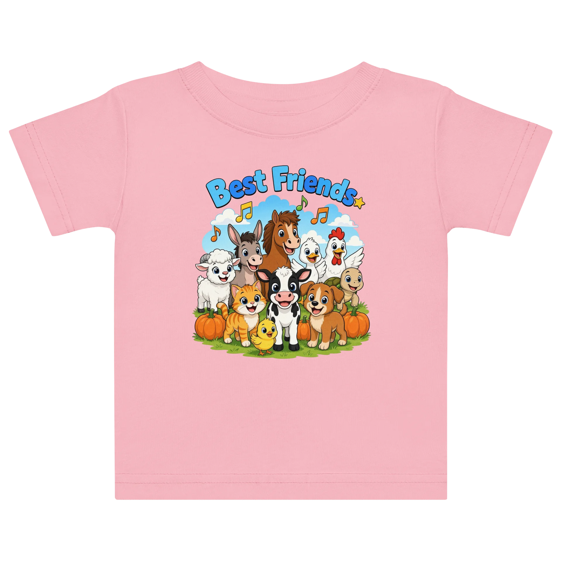 Best Friends Farm Animals Baby Tee product image (1)