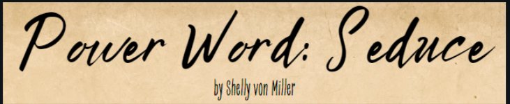 Power Word: Seduce Spell (Homebrewed Spell) product image (1)