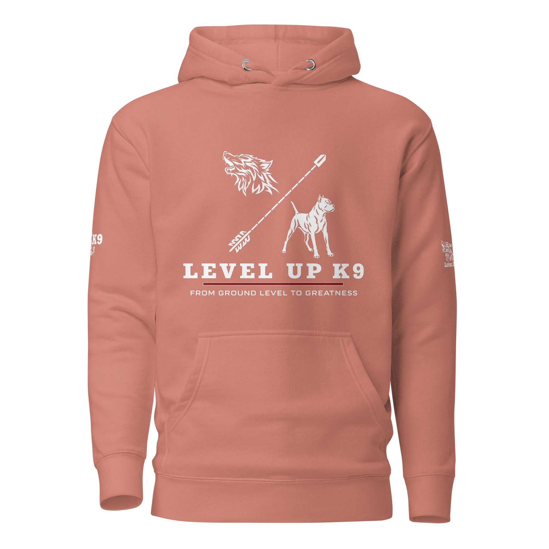 Level-UP K9 Standard Hoodie ( Rose ) product image (1)