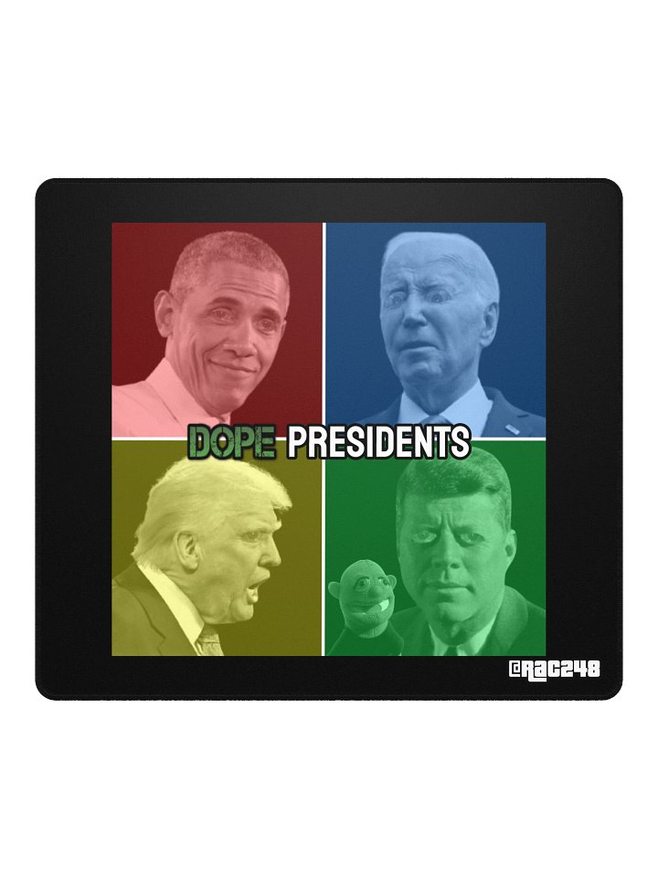 Dope Presidents Gaming Mouse Pad product image (1)
