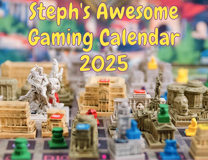 Steph's Awesome Gaming Calendar 2025 product image (1)