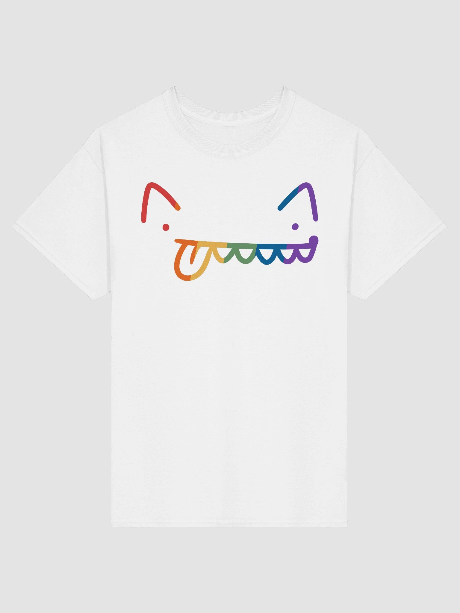 Minimal Rainbow Fox T-Shirt product image (1)