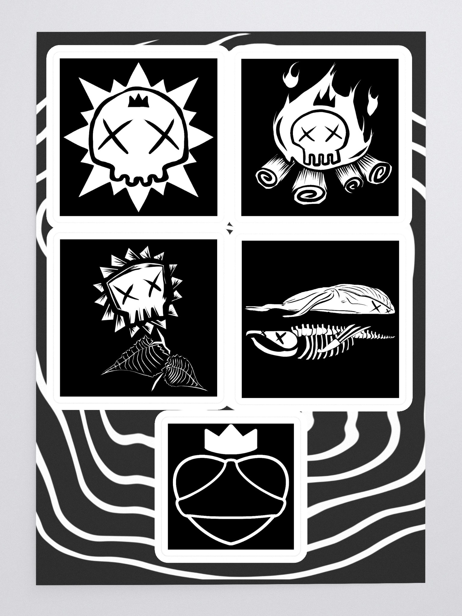 DEATH BY SUMMER XX STICKER PACK product image (3)