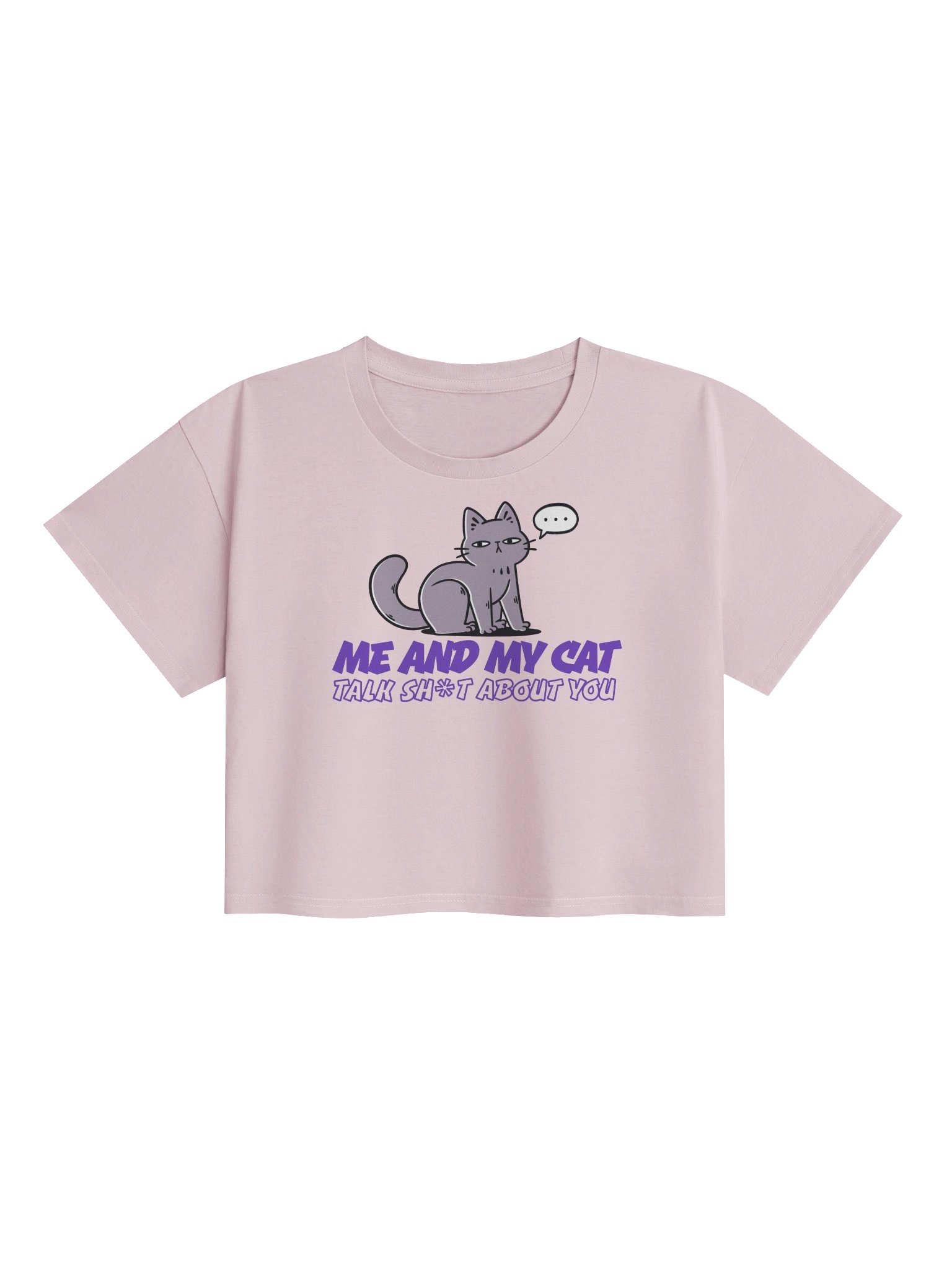 Me And My Cat Crop Tee product image (3)