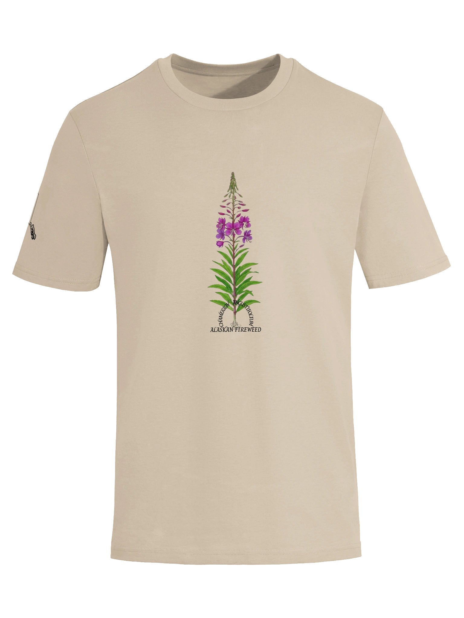 DELUXE "ALASKAN FIREWEED" ORGANIC COTTON TEE product image (5)