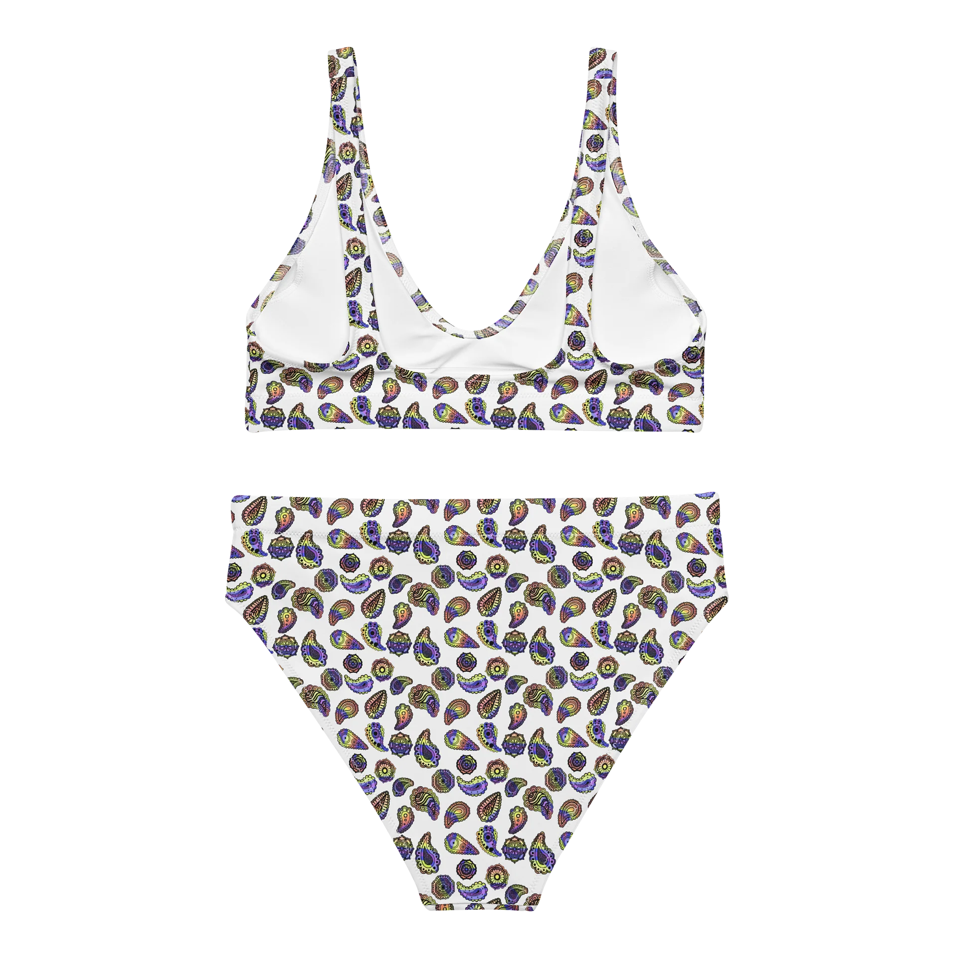 Trippy High Waisted Bikini Set product image (2)