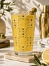 Olive Geometry Shaker Pint Glass