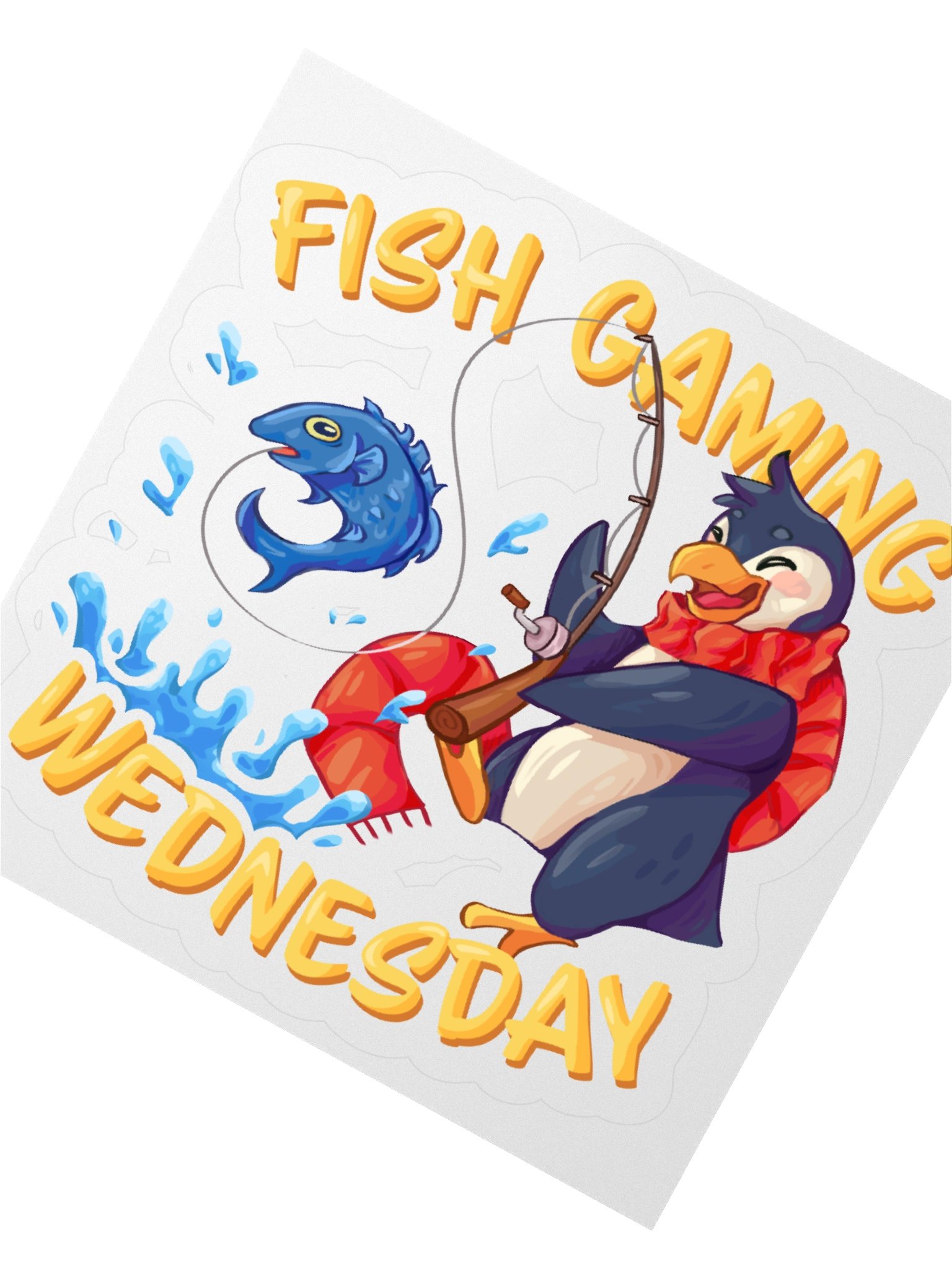 Fish Gaming Wednesday [Sticker] product image (2)