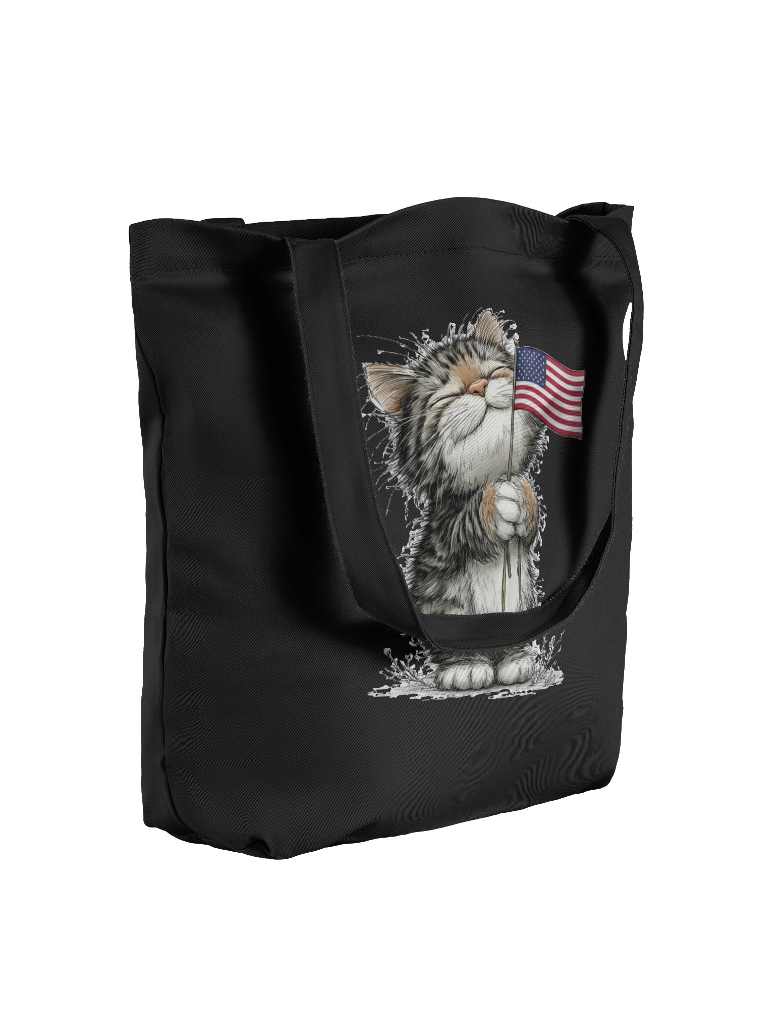 Patriotic Kitten Tote Bag product image (8)