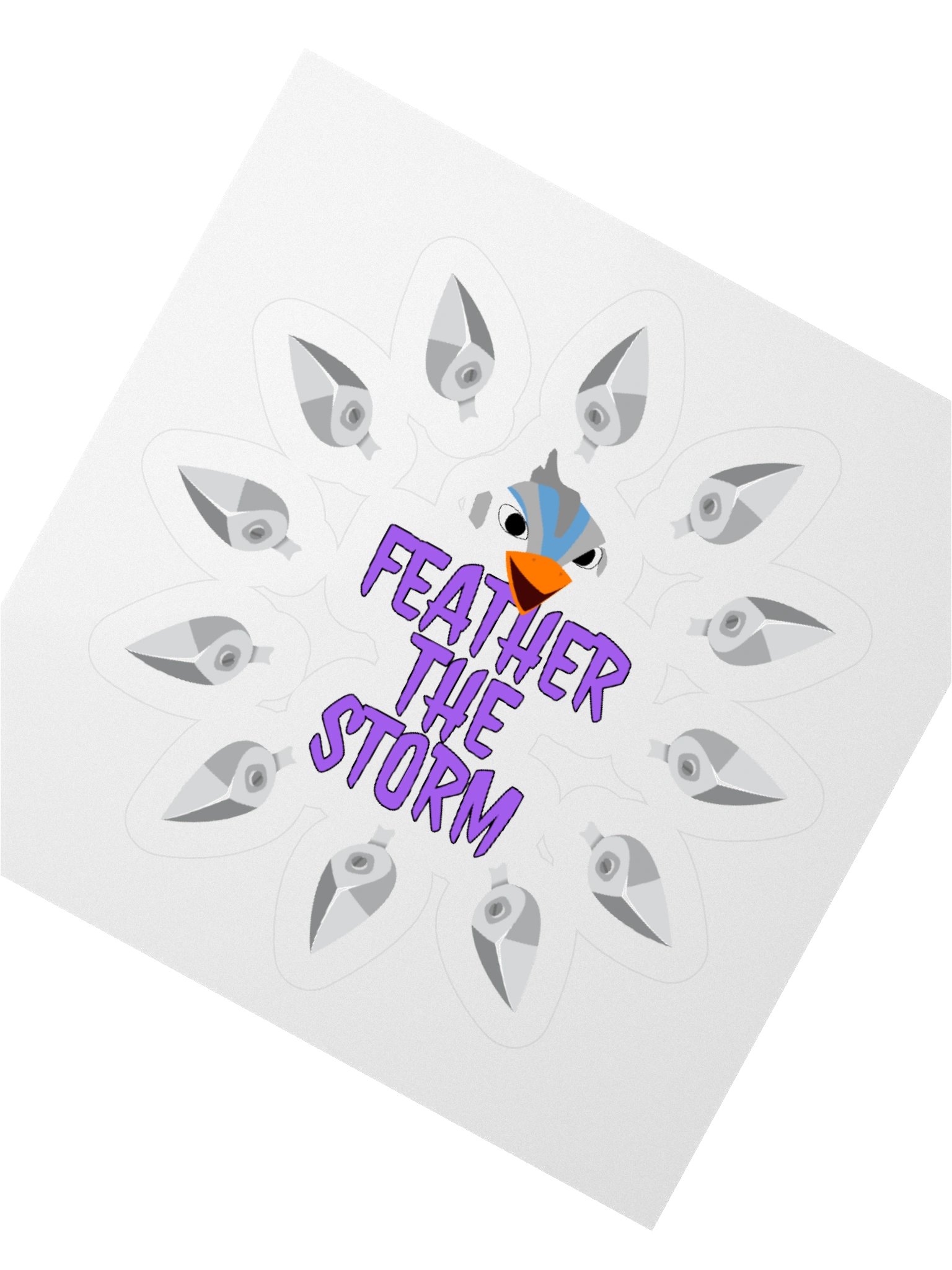 Stormy Bird Sticker product image (6)