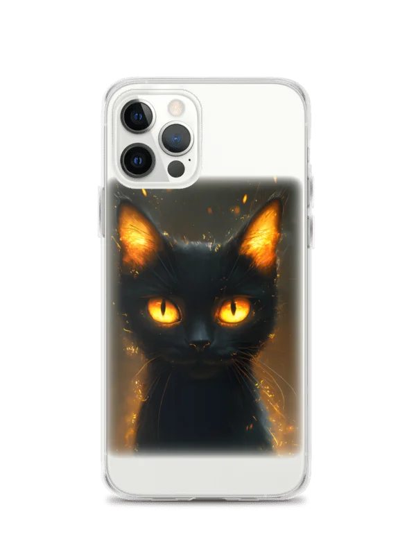 iPhone case with Fire Cat product image (6)