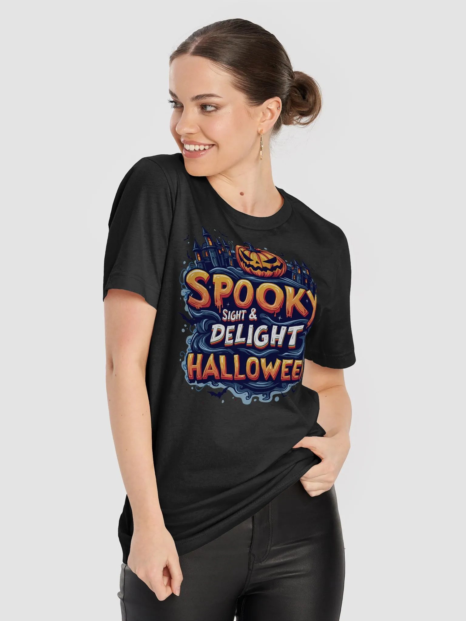 Spooky Sight & Delight Halloween T-Shirt product image (23)