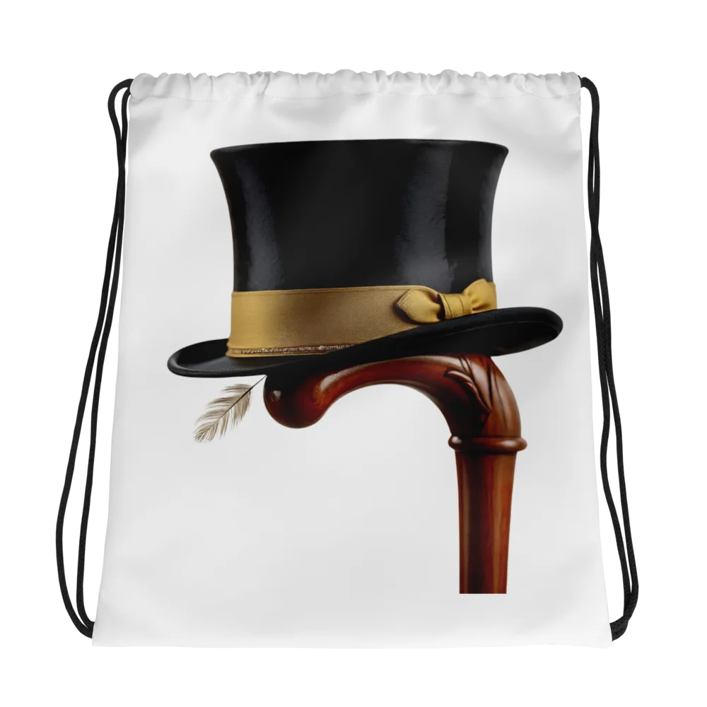 Distinguished Fellas' Elegance Drawstring Bag product image (1)