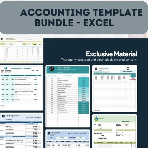 Ultimate Accounting Excel Template Bundle product image (1)