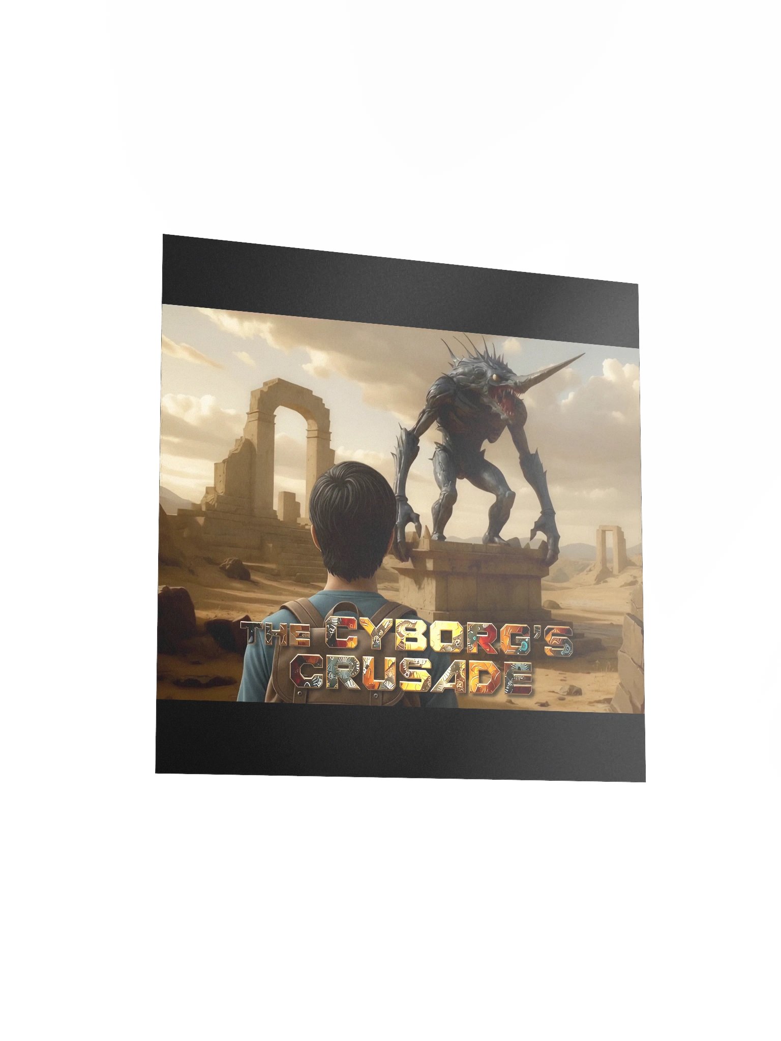 A Poster Featuring James Hunter Arriving at the Mysterious Statue product image (3)