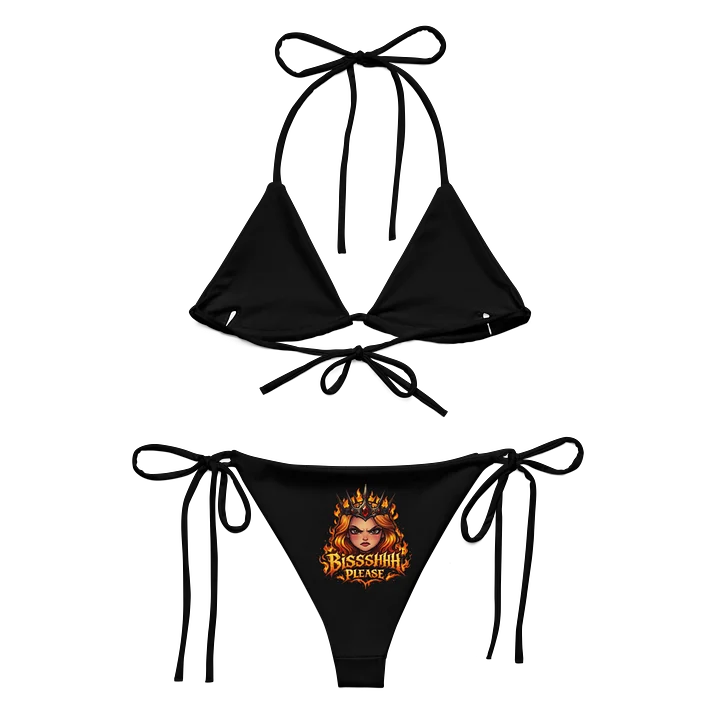 QUEEN PUMPKINZ Mirror Skull-Finger String Bikini product image (1)