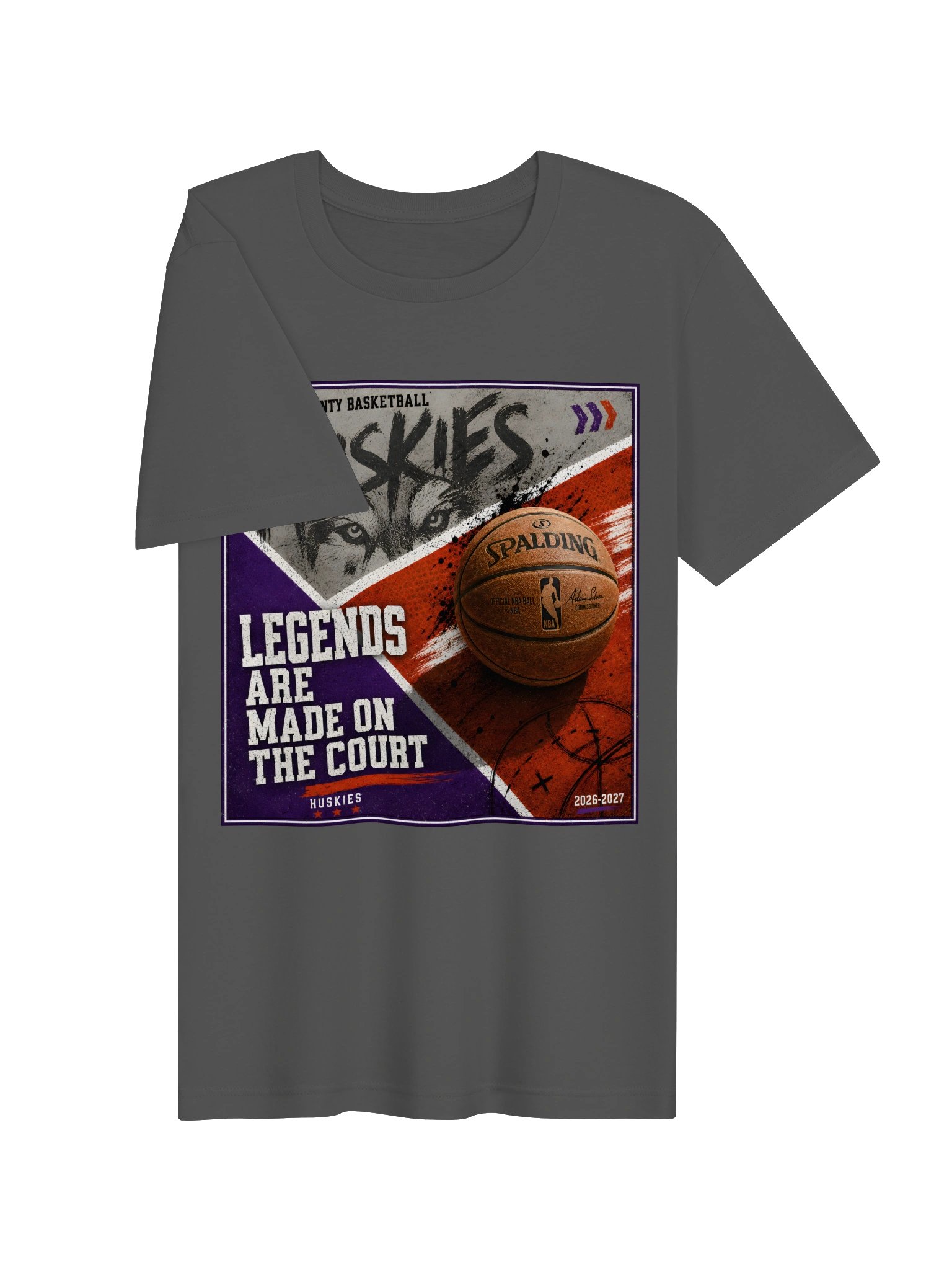 Mifflin County Huskies Basketball Legends Tee product image (12)