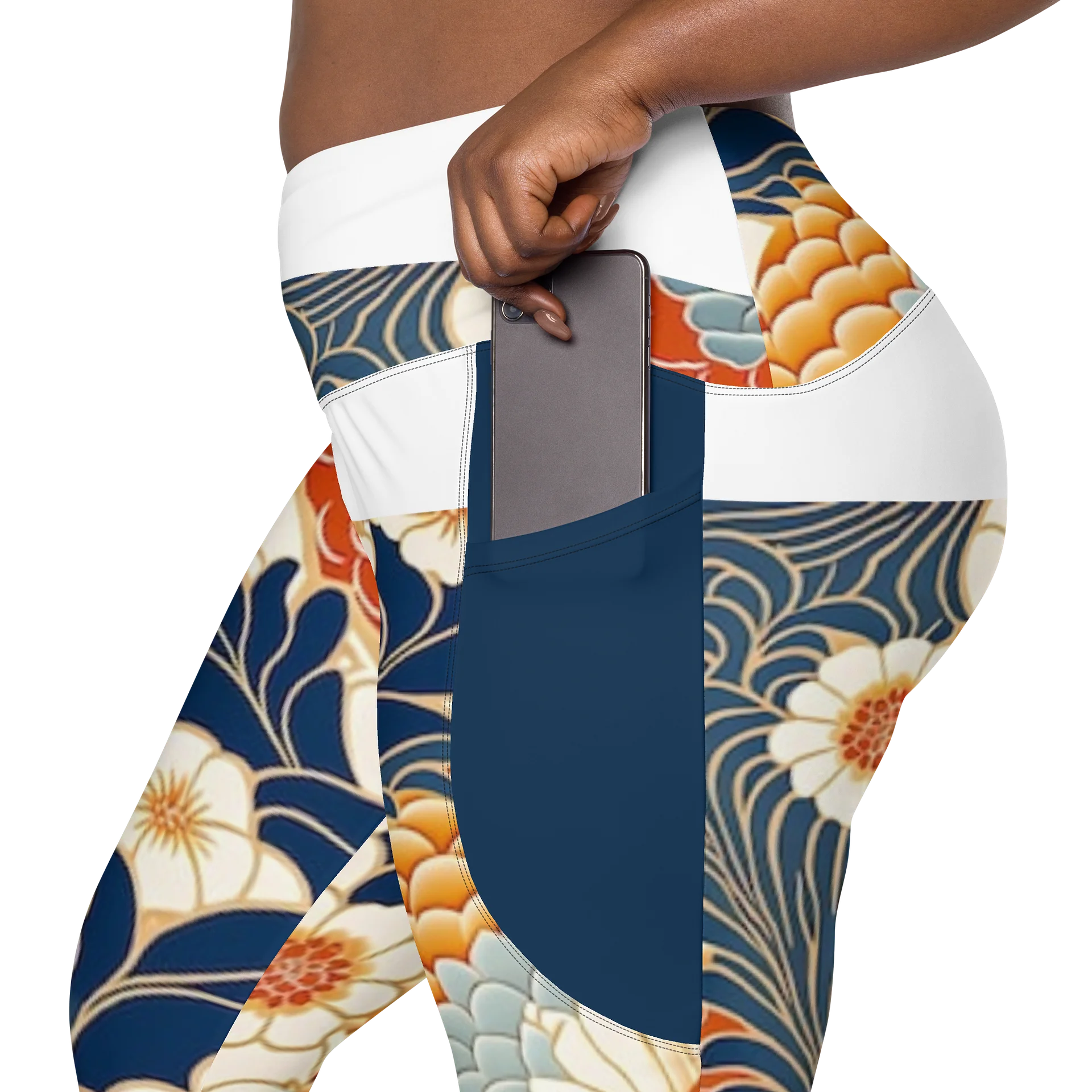 'PHILIUS' Japan Floral Crossover Leggings product image (8)