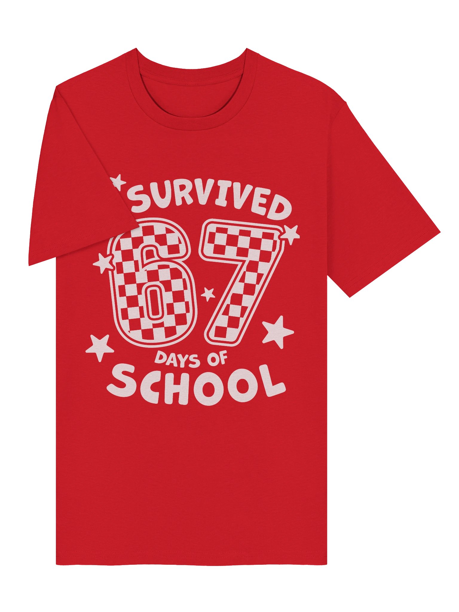 I Survived 67 Days of School Teachers Students - Unisex Tee product image (2)