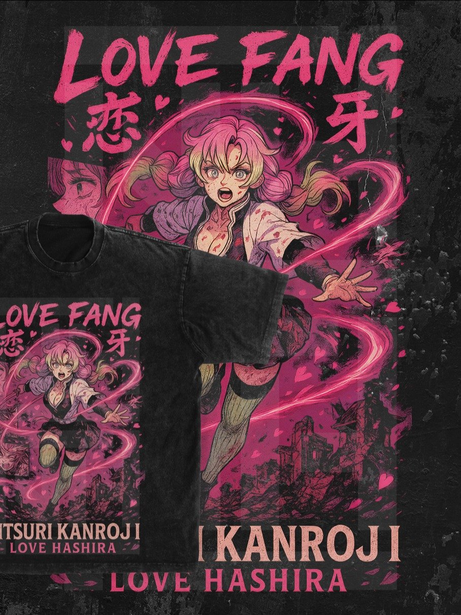 Mitsuri Kanroji Demon slayer | Kimetsu no Yaiba t-shirt PNG design product image (1)