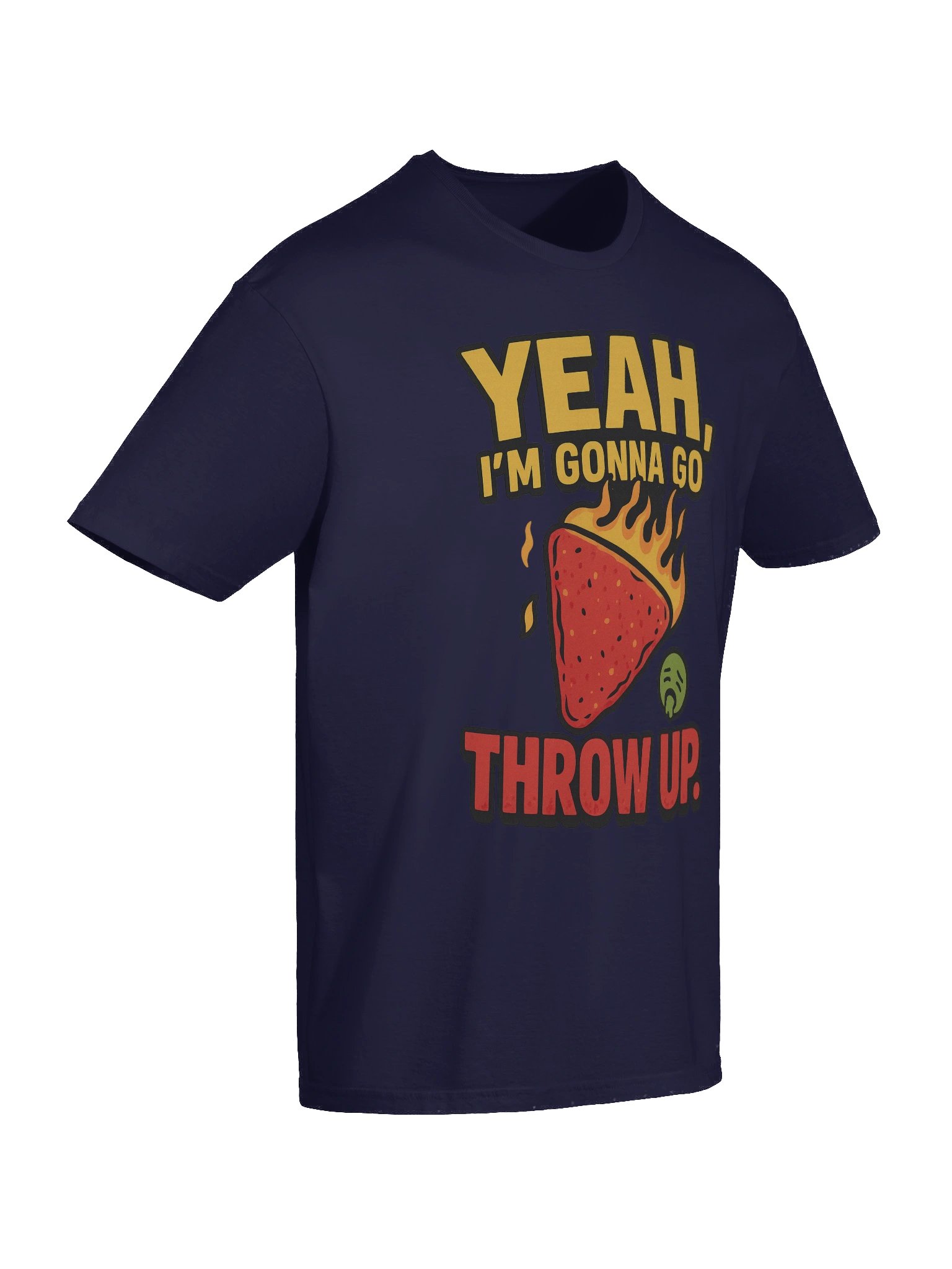 One Chip Challenge Funny T-Shirt | “Yeah, I’m Gonna Go Throw Up” Spicy Food Meme Tee product image (10)