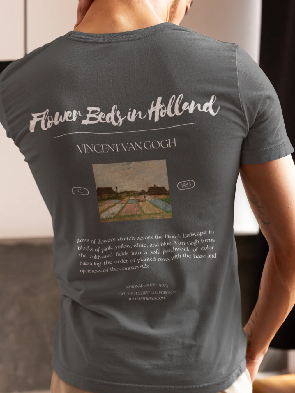 Flower Beds in Holland (Vincent van Gogh) T-Shirt product image (4)