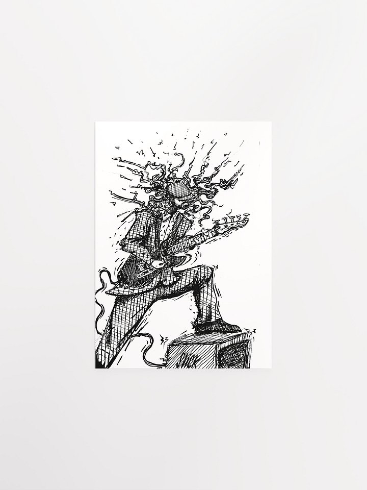 Sam Jam! / Guitarist Print product image (1)