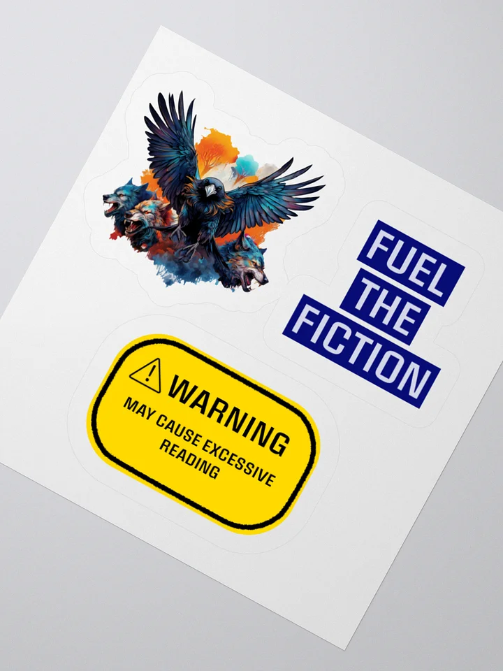 Wolves and Raven stickers product image (2)
