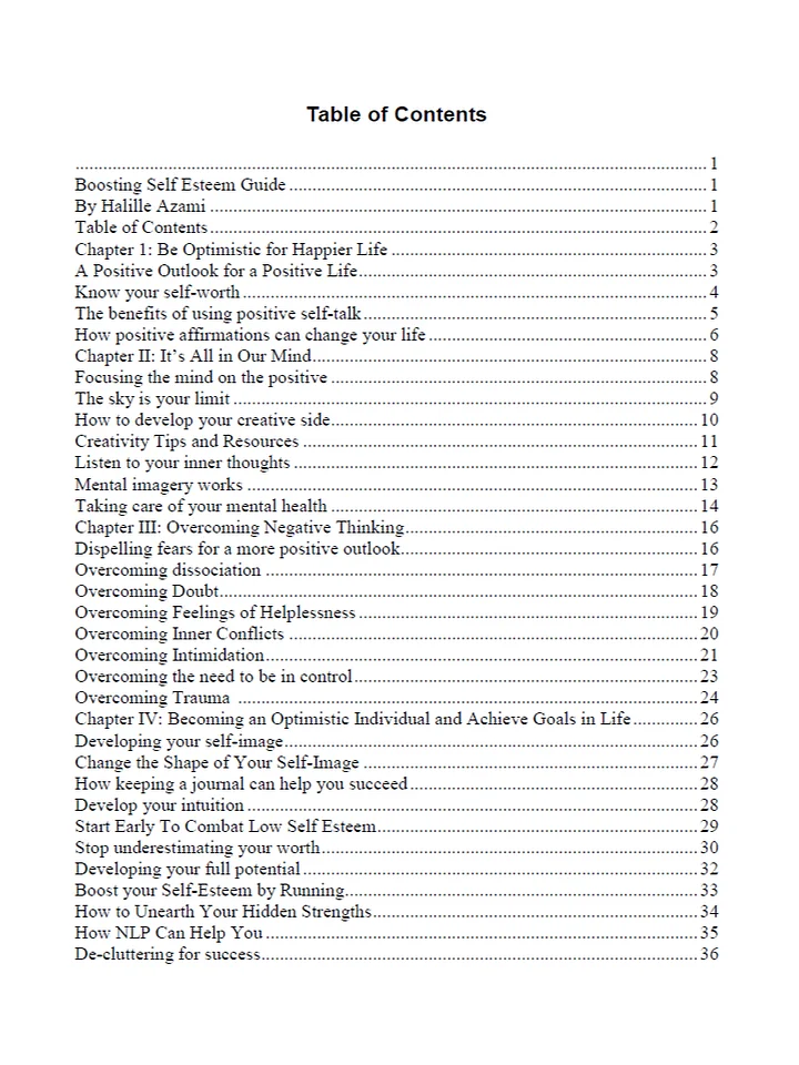 Boosting Self-Esteem eBook product image (2)
