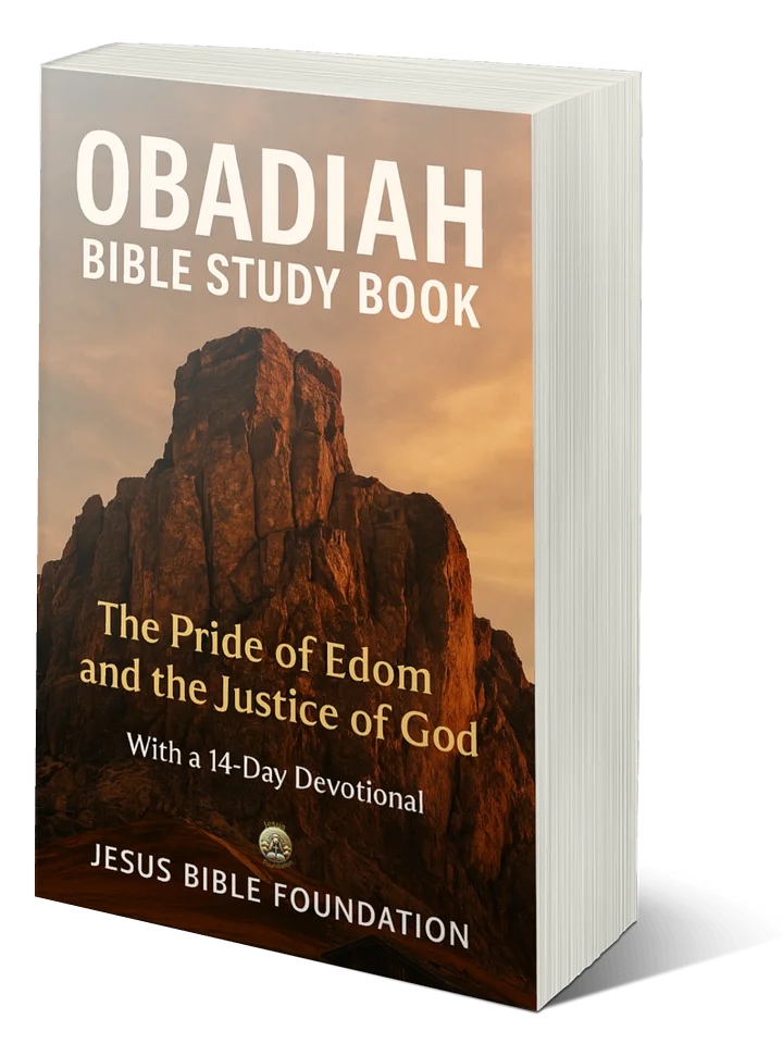 Obadiah Bible Study Book: The Pride of Edom and the Justice of God With a 14 Days Devotional product image (1)