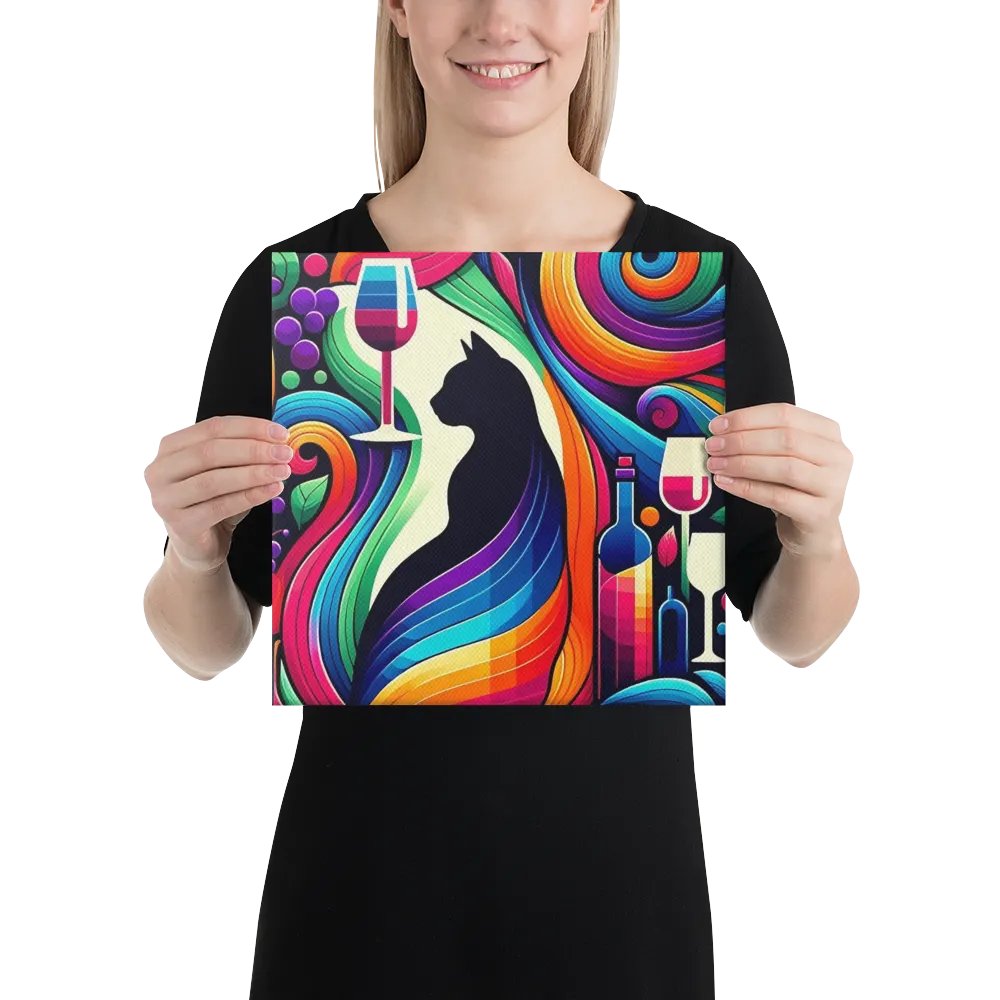 Canvas (in): Cats and Wine product image (2)