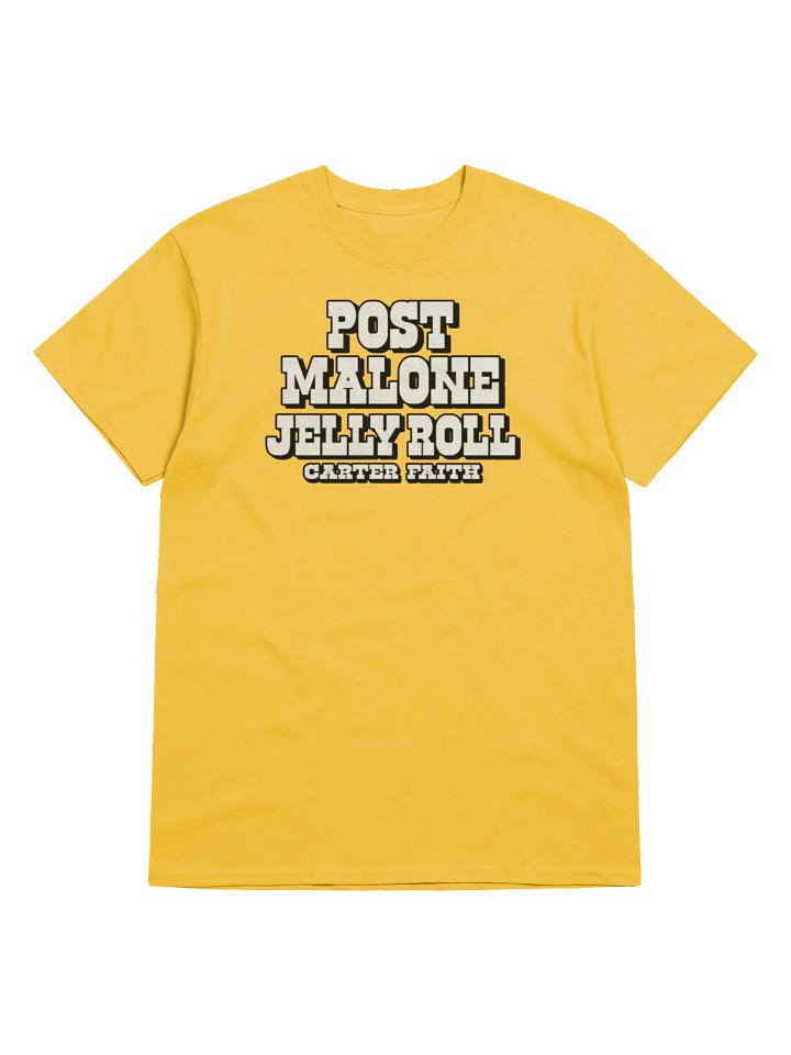 Post Malone With Jelly Roll And Carter Faith Merch Tour Tshirt product image (9)
