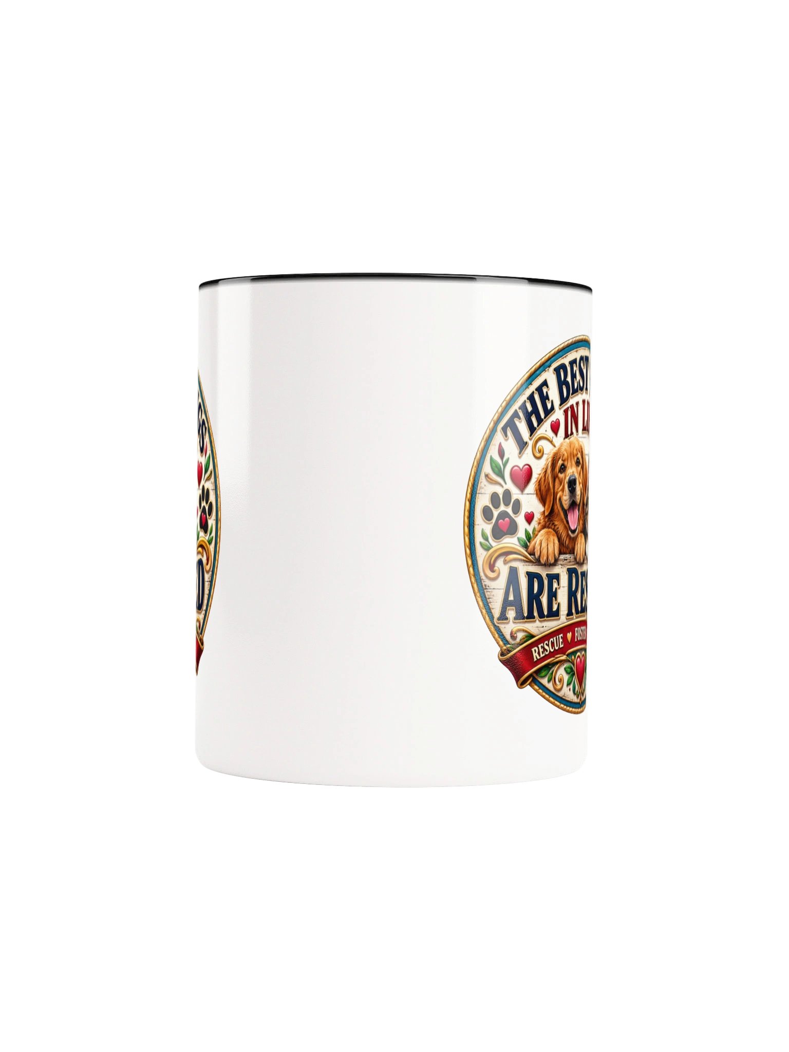 The Best Things in Life Are Rescued Two Color Mug product image (5)