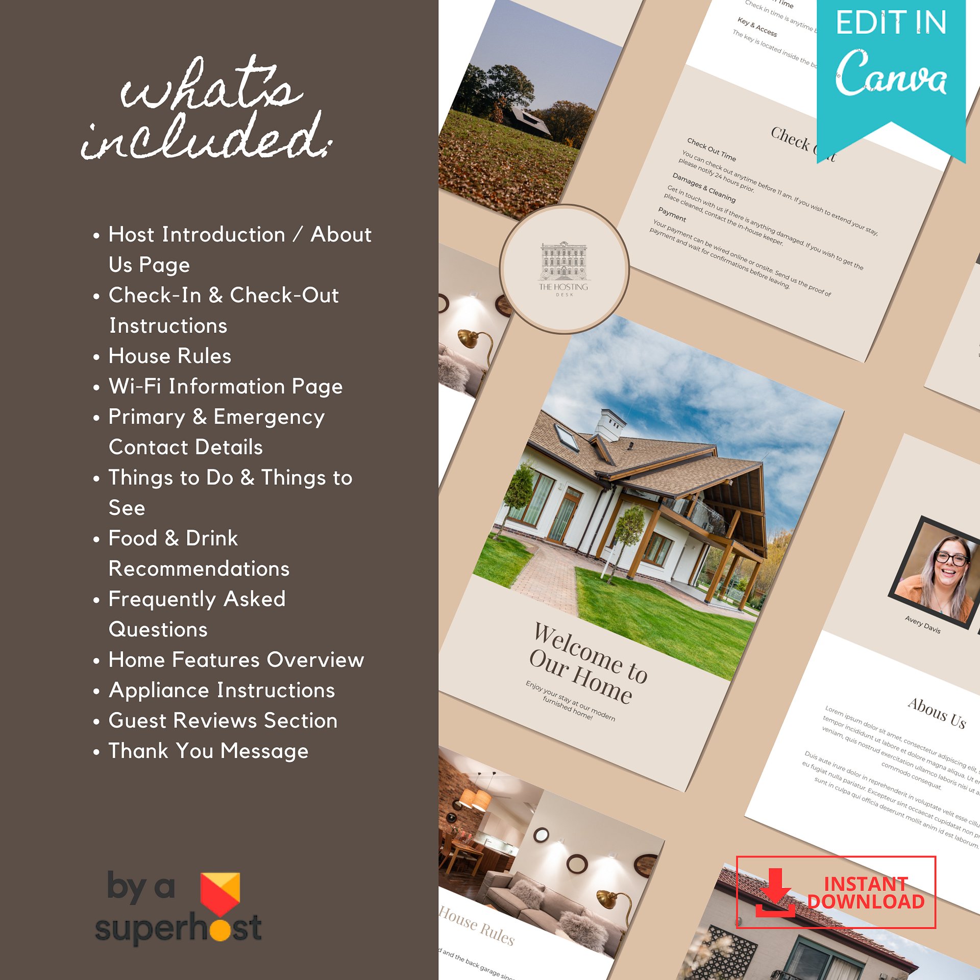 Airbnb Welcome Book Template product image (5)