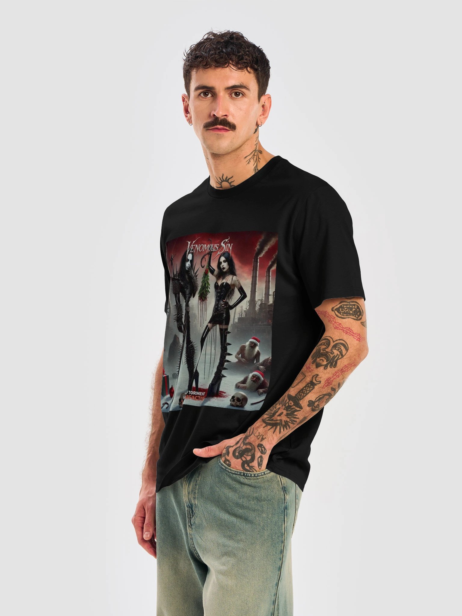 Gothic Mistletoe Unisex T-Shirt product image (6)