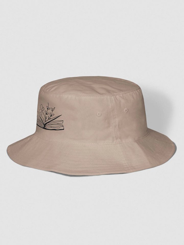 black logo bucket hat product image (2)