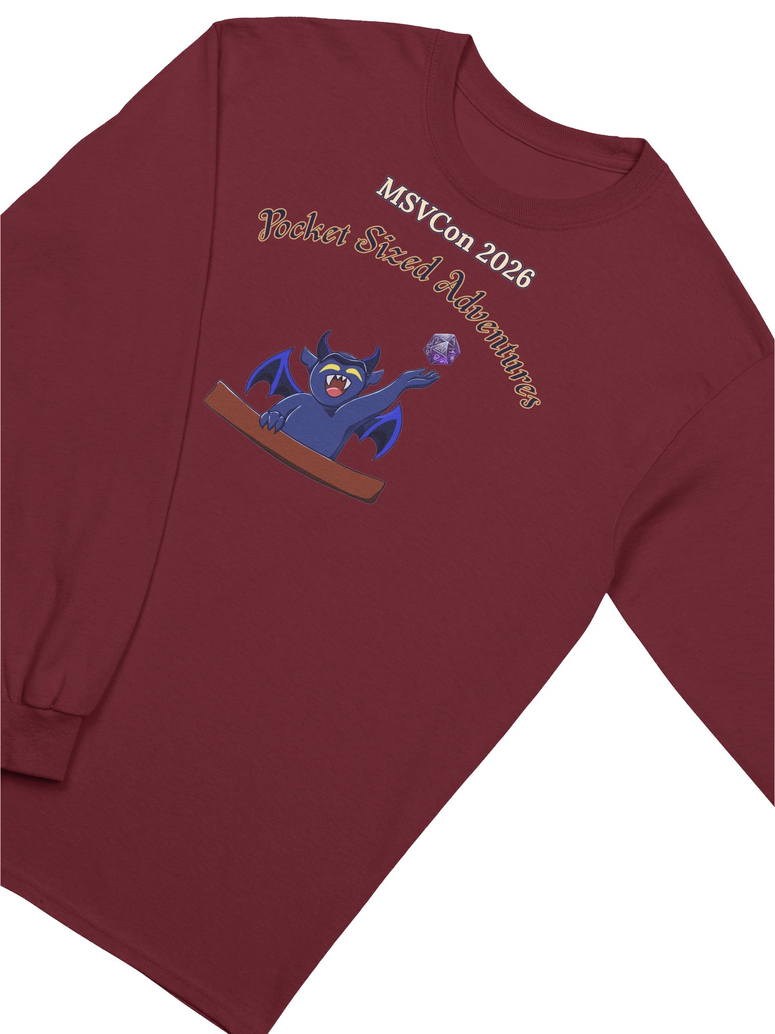 MSVCon 2026: Pocket Sized Adventures Long Sleeve Tee product image (3)