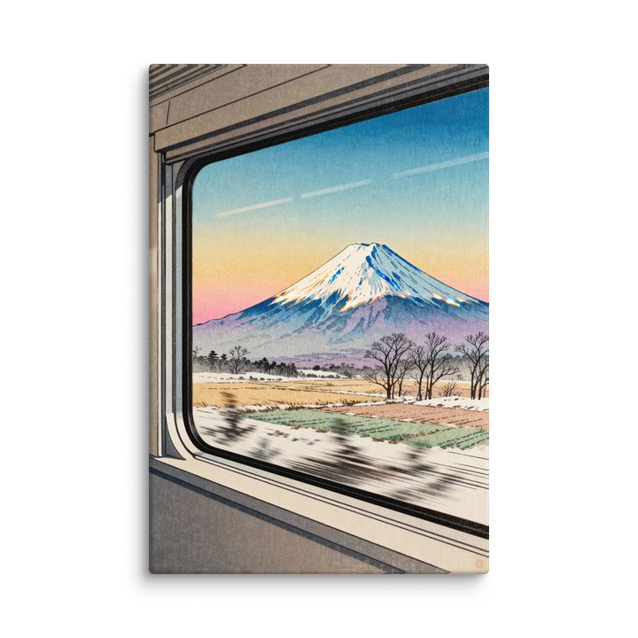 Mount Fuji From the Train - Canvas Print product image (1)