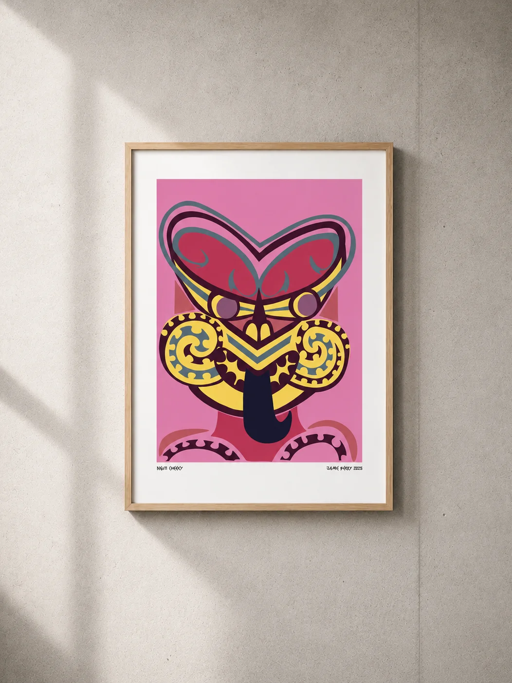 Ngāti Cheeky Pinky Print product image (1)