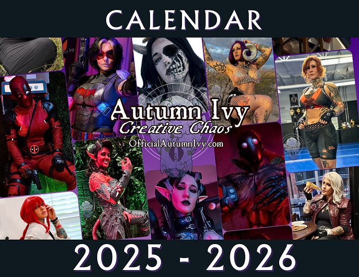 2025-2026 COSPLAY CALENDAR product image (1)