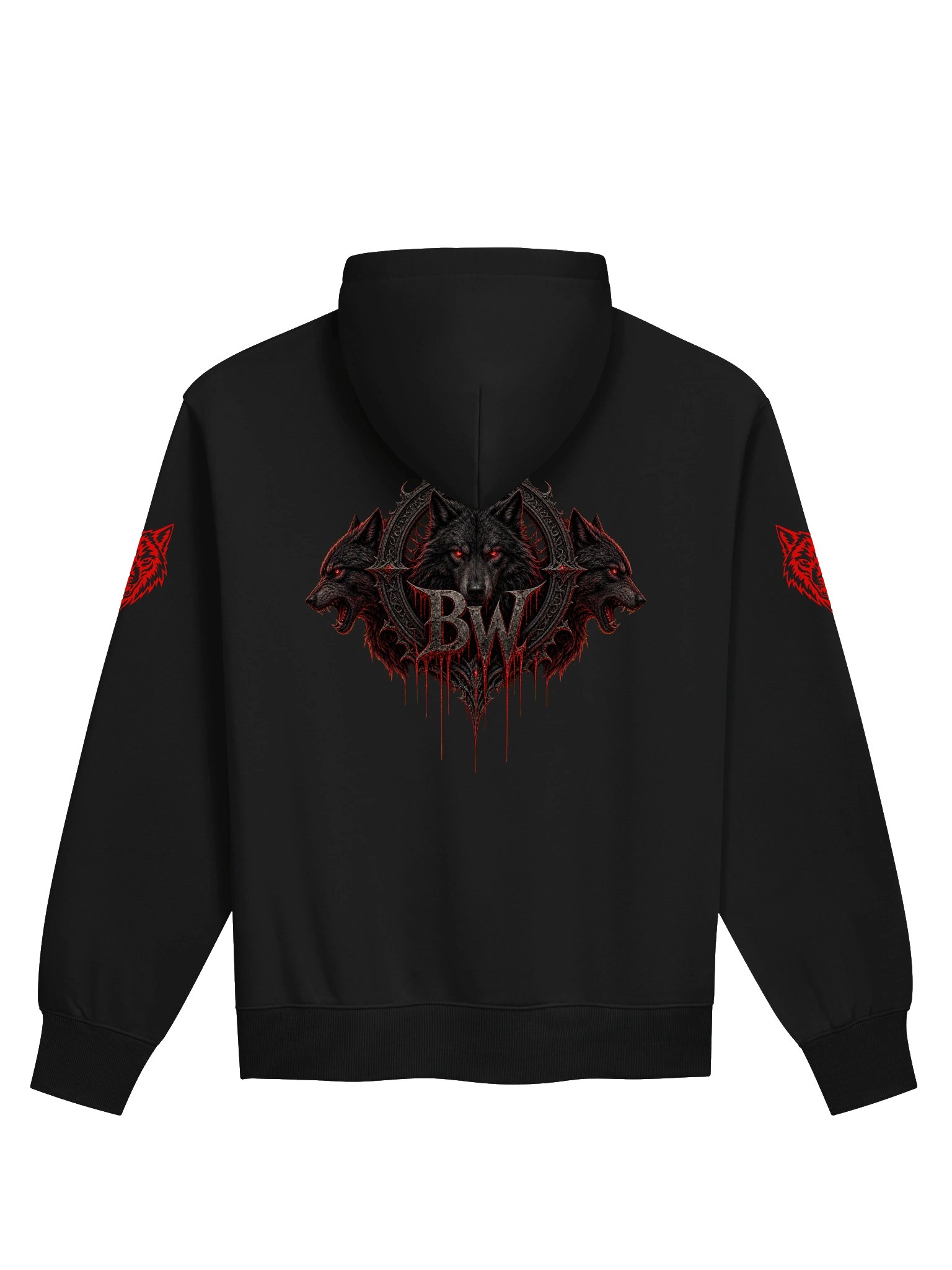 FUELED BY COFFEE Wolf Hoodie product image (9)