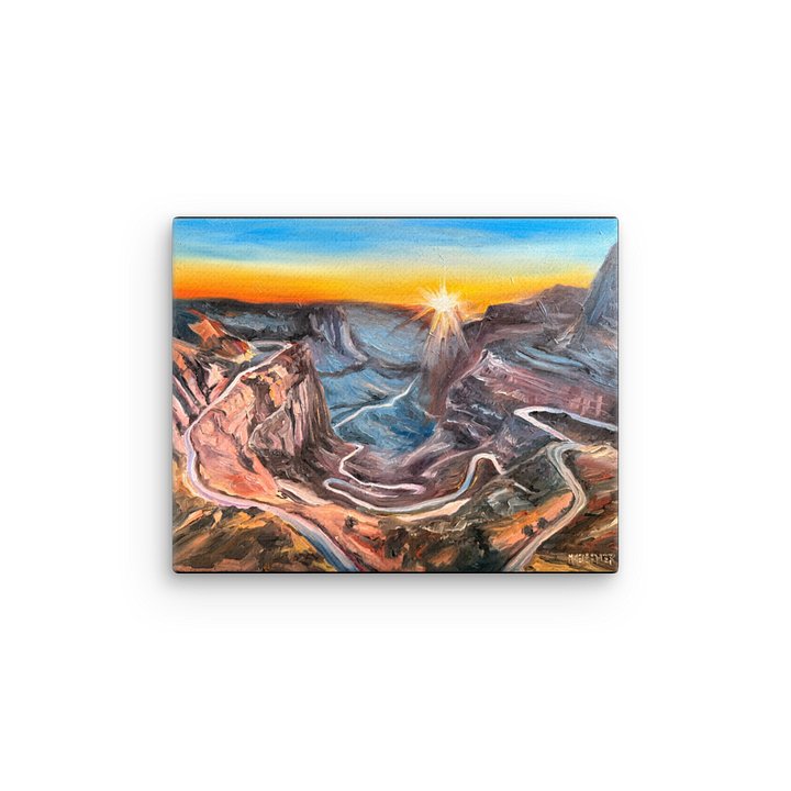 Shaffer Trail - Canyonlands National Park Giclee Canvas product image (1)