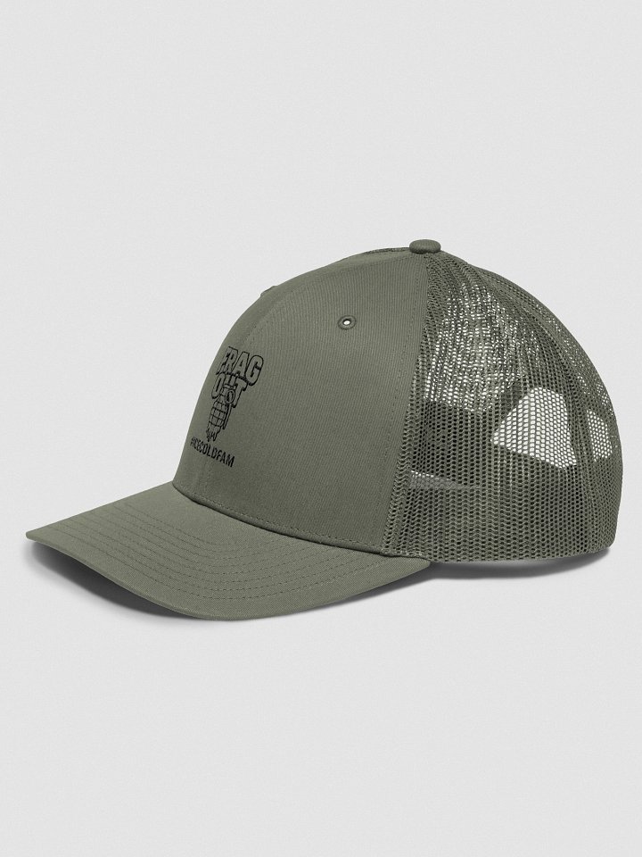 "FRAG OUT" Trucker hat product image (2)