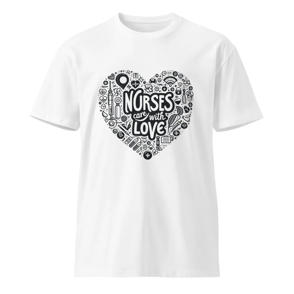 nurses care with love t-shirt product image (1)