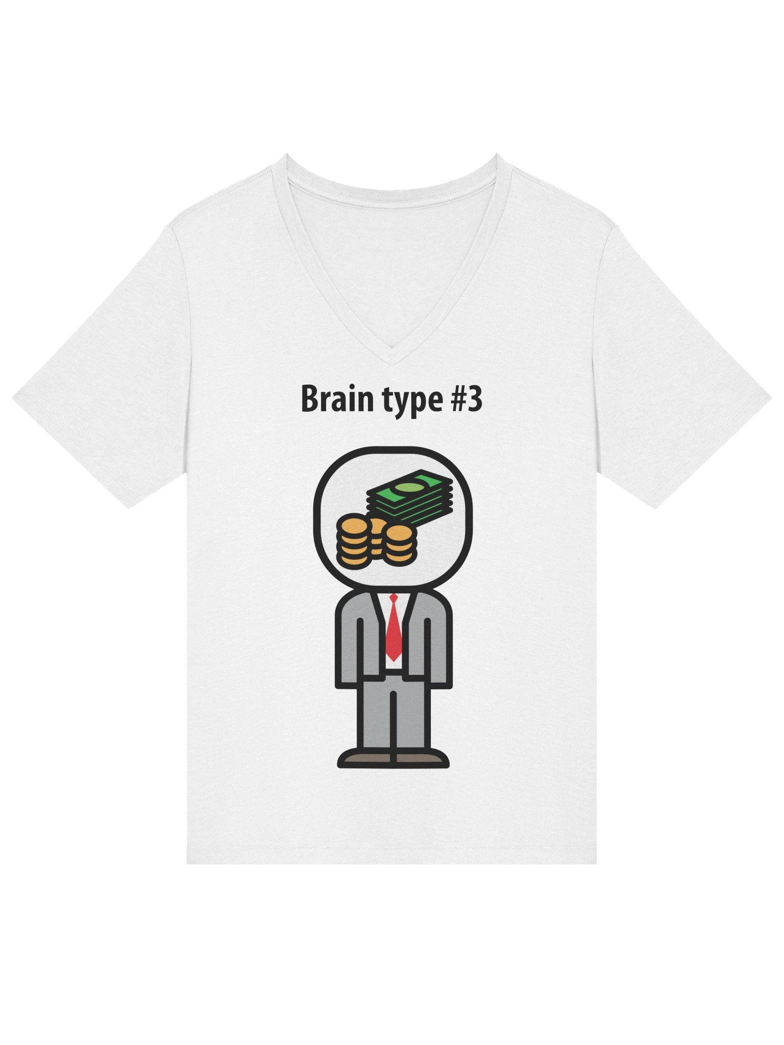 Women's t-shirt for brain type #3 product image (3)