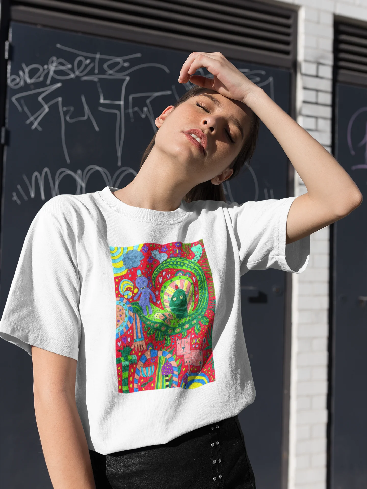 Abstract Doodles Imagination Tee product image (4)