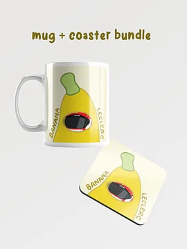 Banana Leclerc - Mug + Coaster Bundle